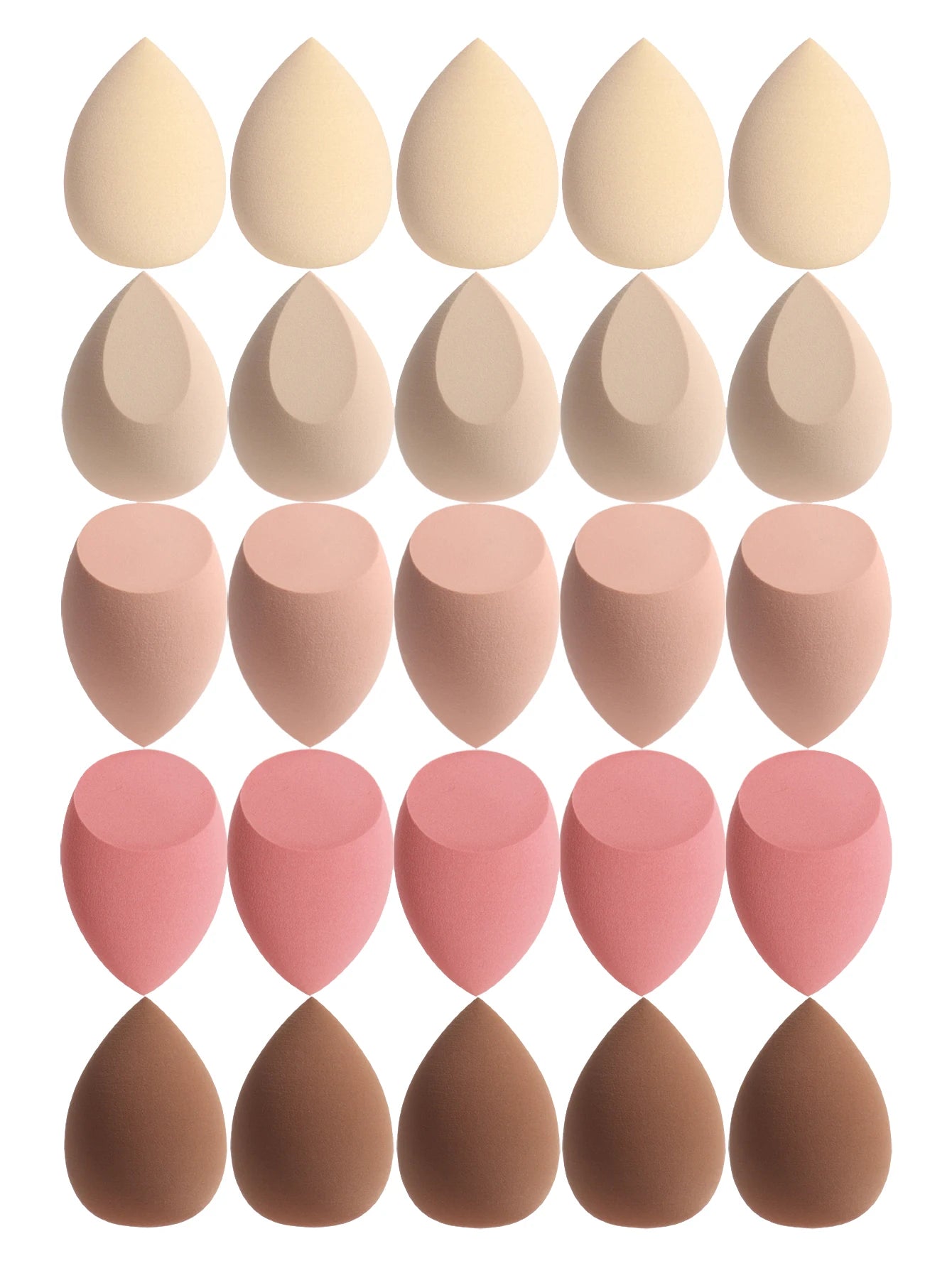 25 - Piece Beauty Sponge Set – Multicolor Makeup Blenders for Flawless Finish - CosmétiquebyLyria