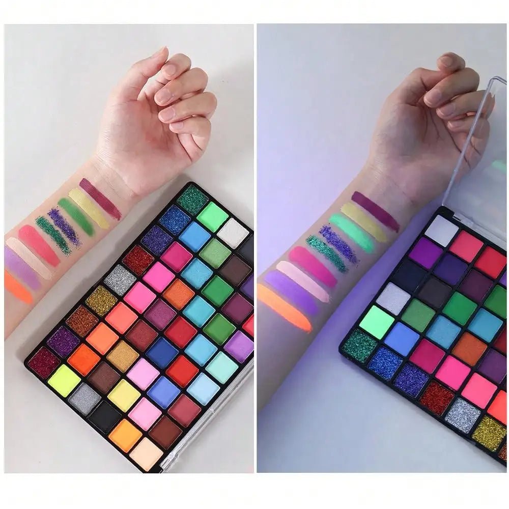 54 - Color Professional Eyeshadow Palette – Waterproof & Long - Lasting Pigments - CosmétiquebyLyria