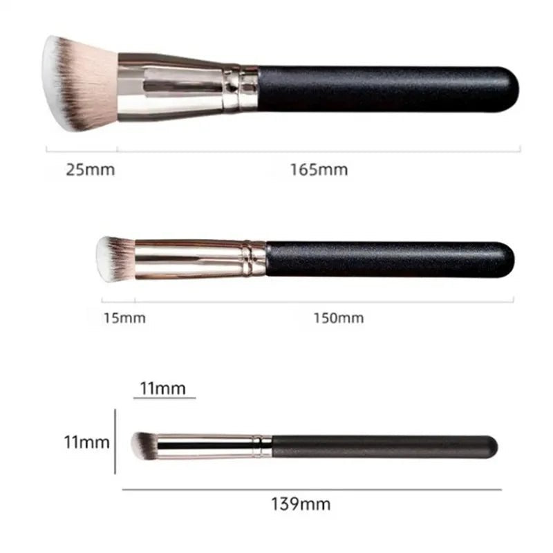 Angled Makeup Brush – Foundation, Concealer & Contour Tool - CosmétiquebyLyria
