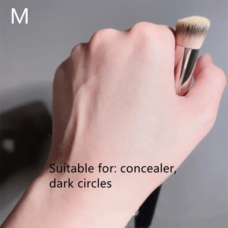 Angled Makeup Brush – Foundation, Concealer & Contour Tool - CosmétiquebyLyria