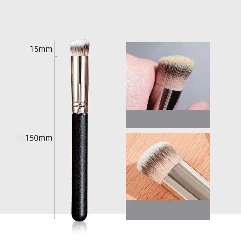 Angled Makeup Brush – Foundation, Concealer & Contour Tool - CosmétiquebyLyria