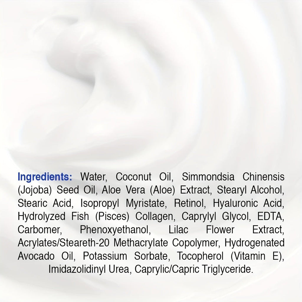 Collagen & Retinol Face Cream – Intense Hydration, Anti - Aging & Smoothing Day & Night Care - CosmétiquebyLyria