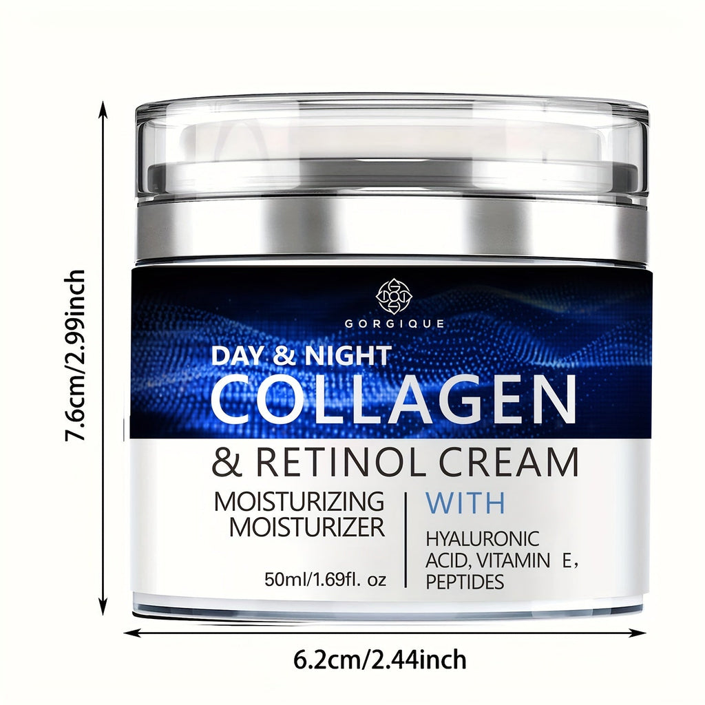 Collagen & Retinol Face Cream – Intense Hydration, Anti - Aging & Smoothing Day & Night Care - CosmétiquebyLyria