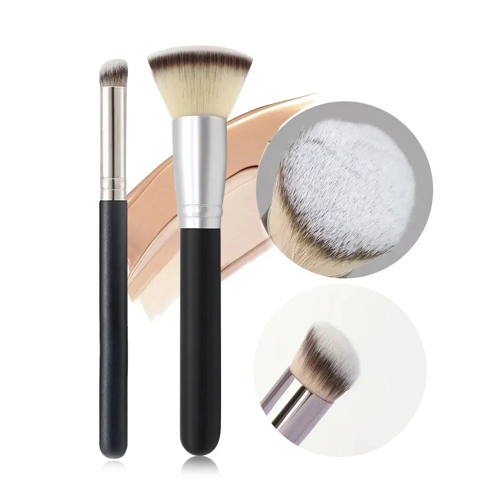 Contour & Foundation Brush – Soft Bristles for Flawless Blending - CosmétiquebyLyria