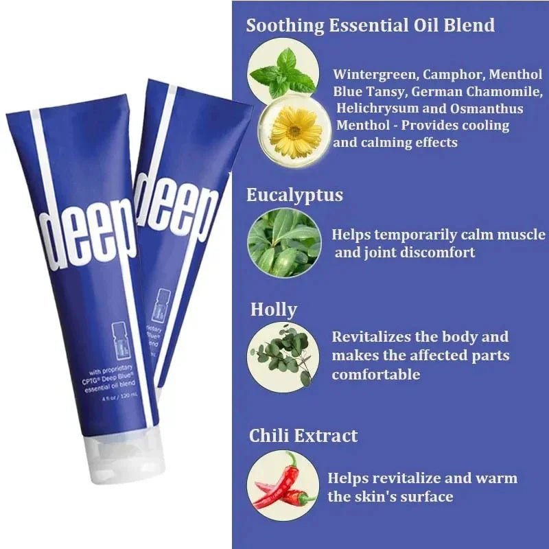 Deep Skin Soothing Balm – 120ml Moisturizing & Calming Formula with Essential Oils - CosmétiquebyLyria