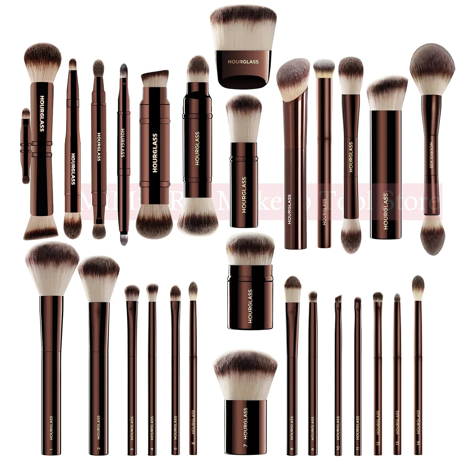 Professional Makeup Brush Set – Foundation, Blush, Eyeshadow & Concealer Tools - CosmétiquebyLyria