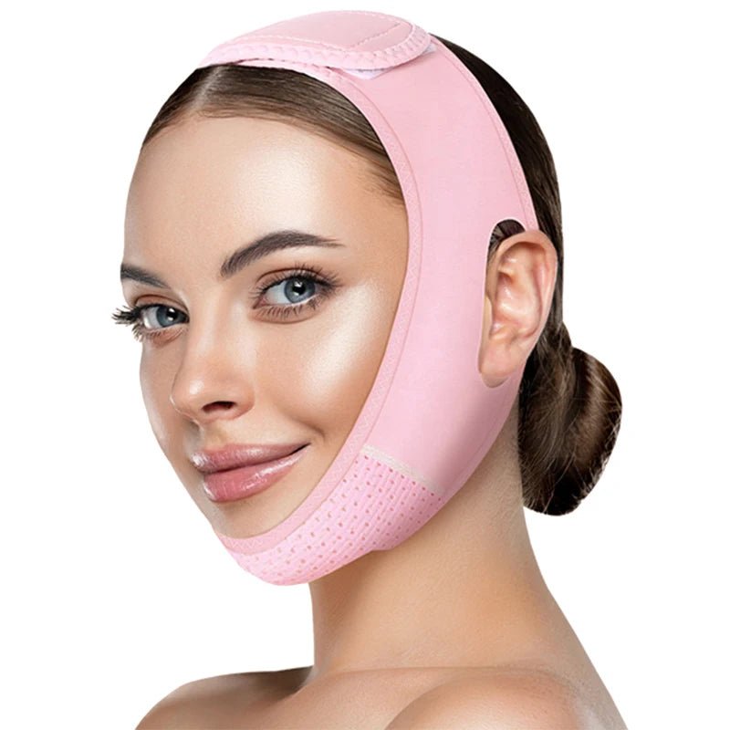 Reusable V - Line Lifting Face Mask – Double Chin Reducer & Face Slimming Strap - CosmétiquebyLyria