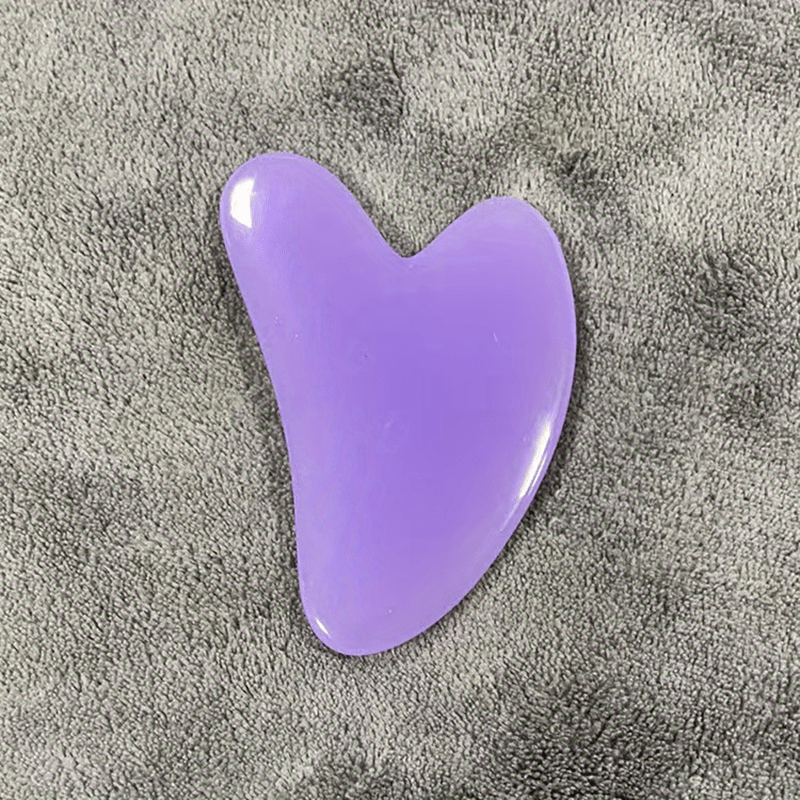 Rose Quartz Gua Sha – Heart - Shaped Facial & Body Massage Tool - CosmétiquebyLyria