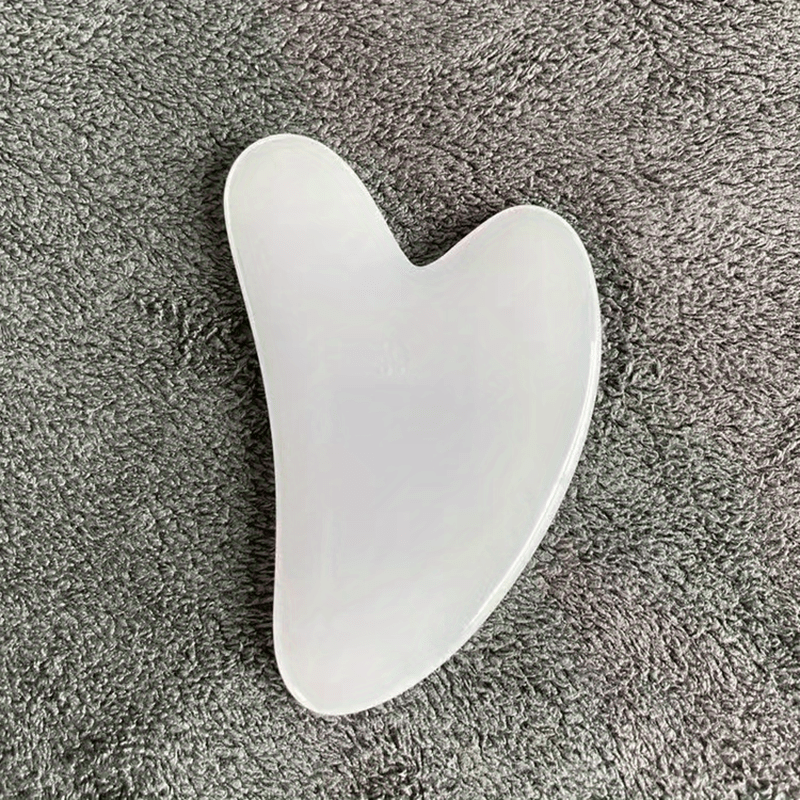 Rose Quartz Gua Sha – Heart - Shaped Facial & Body Massage Tool - CosmétiquebyLyria